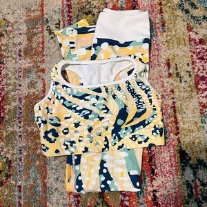 Never worn! Super cute matching workout set, size XS! NWOT